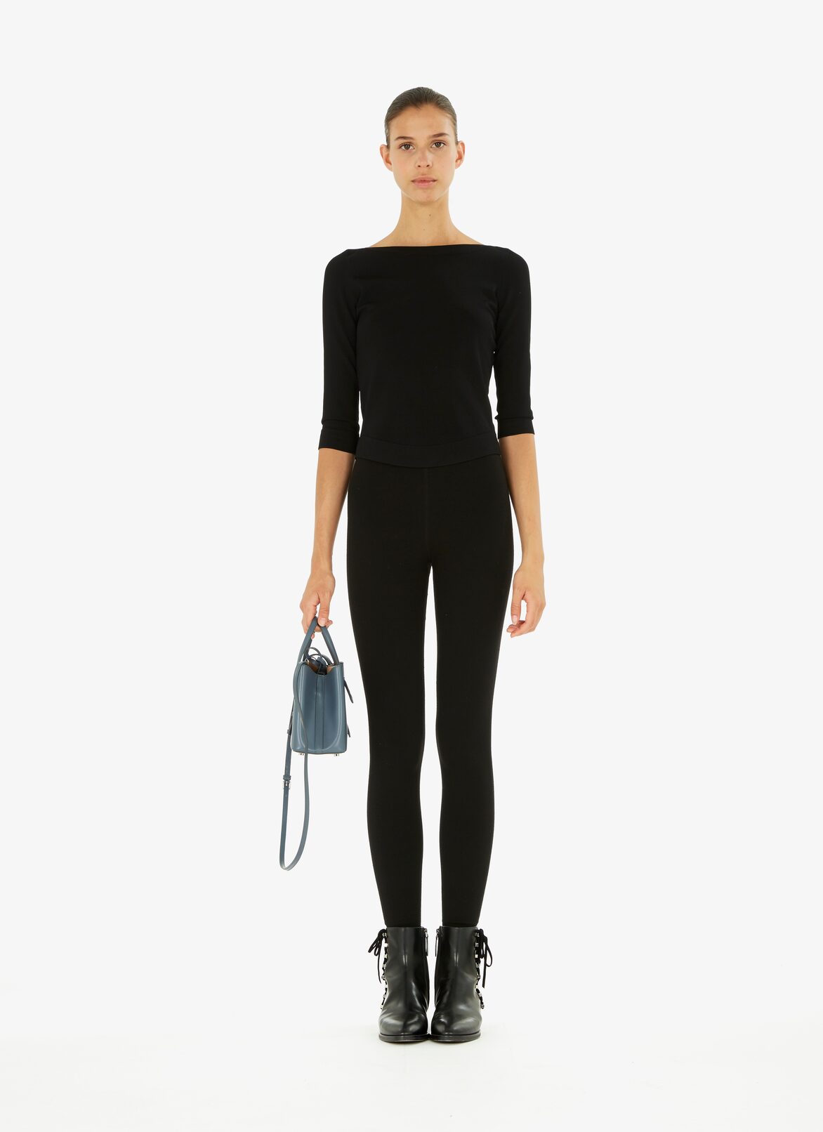 CABAS XM CUIR LUX BLUE RUSSIAN ALAÏA RUSSIAN BLUE  CABAS XM CUIR LUX BLUE RUSSIAN
